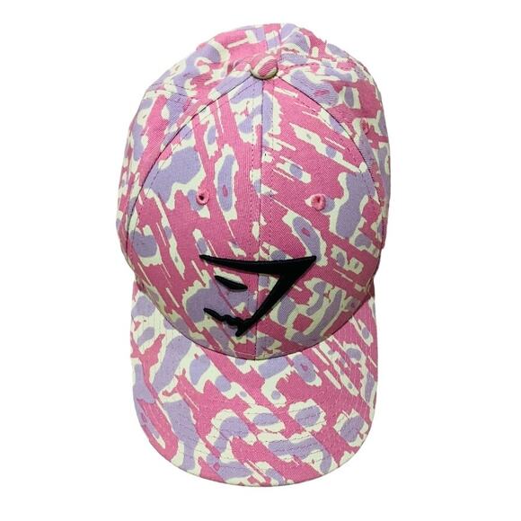 Gymshark Pink Camo Adjustable Ball Cap Hat - Picture 1 of 4